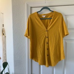 Socialite button down sweater top